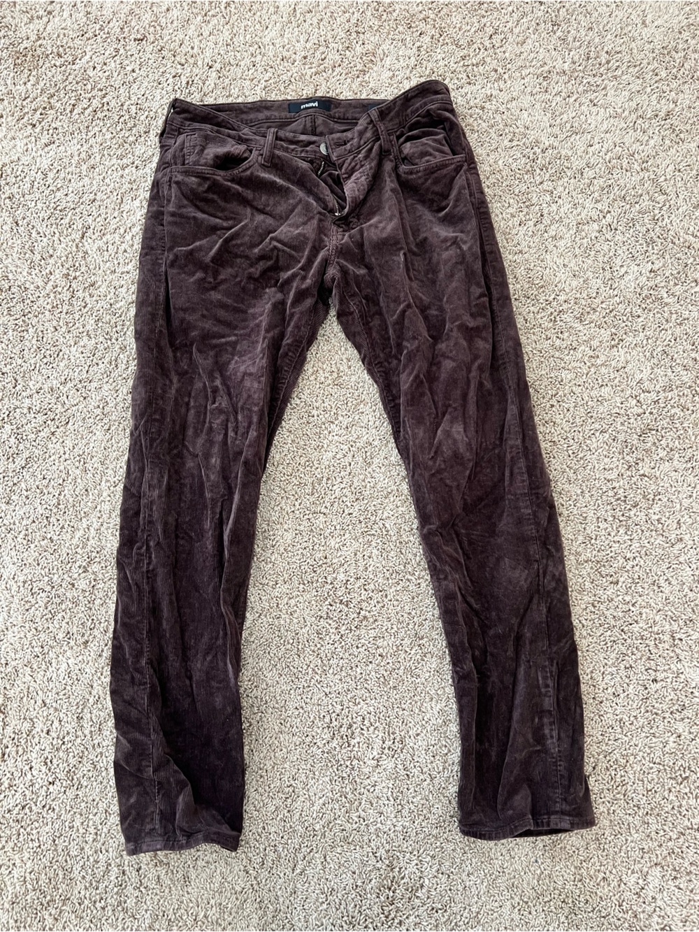 Mavi Corduroy Pants in Dusty Brown